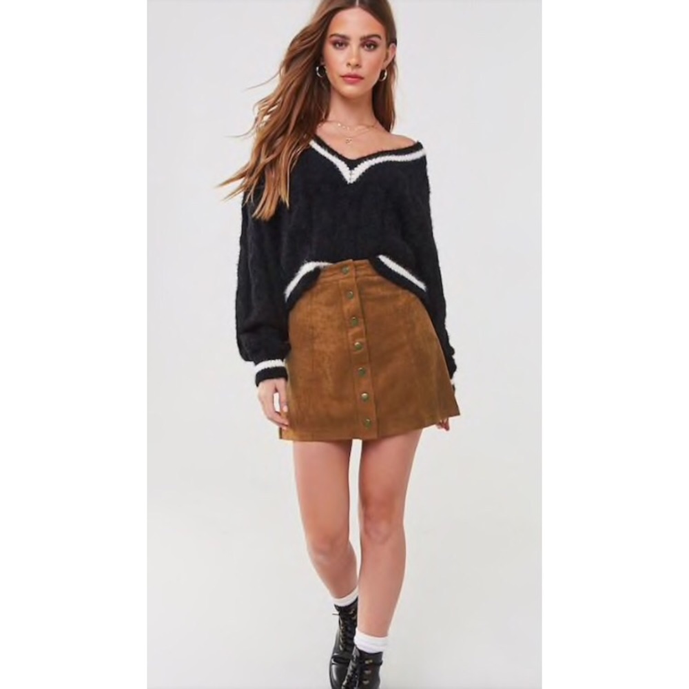 Forever 21 | Brown Suede Skirt